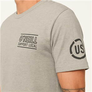 O'Neill SUPPORT LOCAL SS TEE TEES, LTE GRY MRL