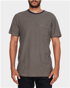 Billabong Delta Crew Tee, Gravel