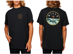 Billabong Rotor Short Sleeve Tee, Black