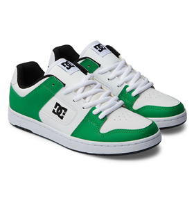 DC MANTECA 4 Skate Shoe, GREEN/WHITE/YELLOW