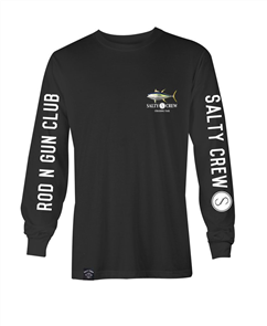 Salty Crew Ahi Long Sleeve T-Shirt, Black