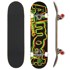 Almost Neon  8.0 Skate Complete, Rasta
