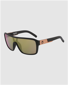 Dragon Alliance REMIX LL ION 60 SUNGLASSES, MATTE BLACK/ ROSE GOLD ION