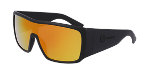 Dragon Alliance ROCKER SUNGLASSES, MATTE BACK/ LUMALENS RED ION