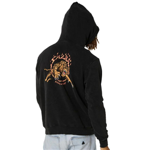 Santa Cruz SALBA TIGER PULL OVER HOODY, BLACK