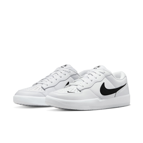 Nike SB Force 58 Premium Skate Shoe, White/ Black