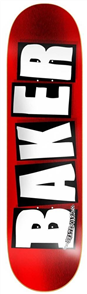 Baker Brand Logo Red Foil 8.0