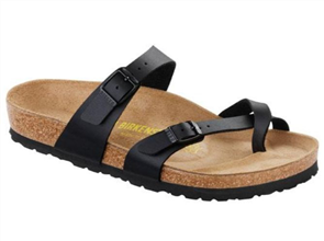 Birkenstock MAYARI BIRKO-FLOR REGULAR SANDAL, BLACK