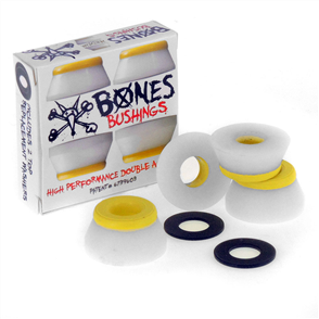 Bones Medium Hardcore 2 Pack Bushings, Yellow