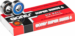 Bones Swiss Model Bearings 6 Ball (8 Pack)