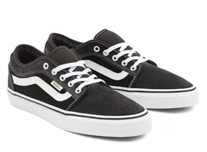 Vans CHUKKA LOW SIDESTRIPE (TWILL) SHOE, RAVEN/BLACK