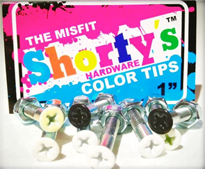Shorty's Inc Colour Tips Hardware - Misfit - 1"