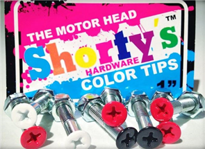 Shorty's Inc Colour Tips Hardware - Motorhead - 1"