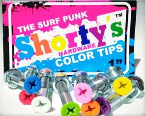 Shorty's Inc Colour Tips Hardware - Surf Punk - 1"
