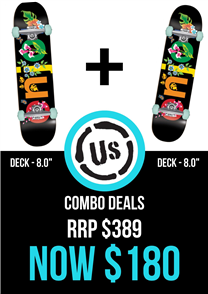 Enjoi Flowers Resin Premium Skate Compete 8.0" Combo (2 Pack)