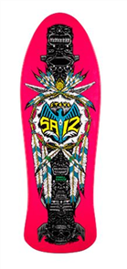 Powell Peralta Saiz Totem Shape 282, Pink, Size 10.0"