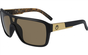 Dragon Alliance REMIX LL 60 SUNGLASSES, MATTE BLACK LYNXX/LL BROWN