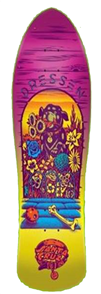 Santa Cruz Dressen Pup Reissue Skate Deck Size 9.5"