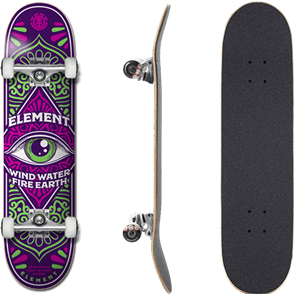 Element Third Eye Complete Skateboard, 7.75"