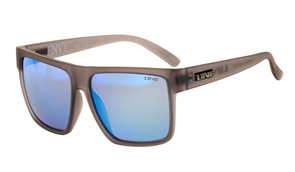 Liive Envy - Mirror Polarized Sunglasses, Matt Xtal Smoke