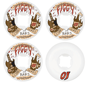 OJ Super Juice Figgy Guitars Scars and Bars Wheels, Size 54mm