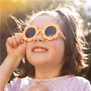 Moana Rd Kids Flower Power Sunglasses, Yellow