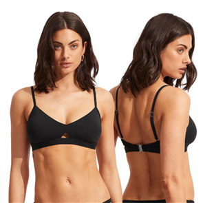 Seafolly Collective Hybrid Bralette, Black