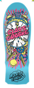 Santa Cruz Skate Grabke Exploding Clock Reissue Deck, 10.0in x 30.0in