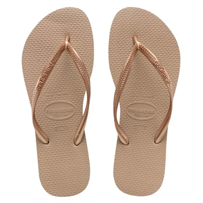 Havaianas Womens Slim Jandals Rose Gold