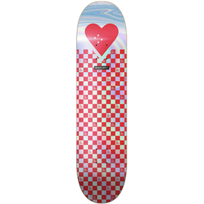 The Heart Supply Red Checkerboard Foil Logo, Red, Size 8.25"