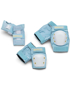 Impala Protective Safety Pad Set Youth, Sky Blue/Yellow