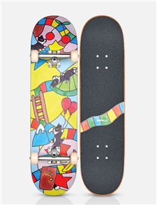 Impala Serpens Skateboard, Art Baby Girl