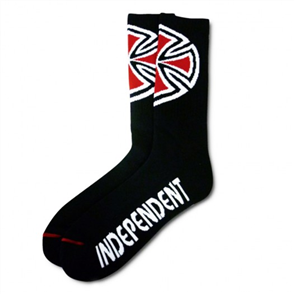 Independent Mens OG Cross Socks 4Pair, Black