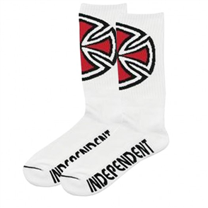 Independent Mens OG Cross Socks 4Pair, White