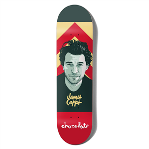 Chocolate Hecox Portriat WR42 Skate Deck, James Capps