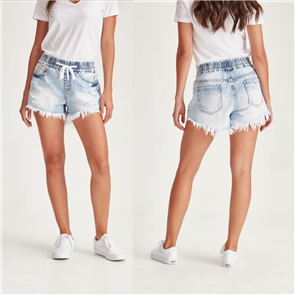 Junkfood Jeans Stella Denim Short, Blue