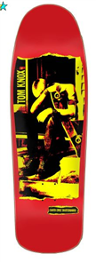 Santa Cruz Skate Knox Punk Reissue Deck,  9.89in x 31.75in