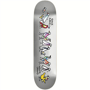 KROOKED Krooked Gonzales Wrong Crowd, Silver, Size 8.38"
