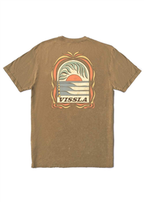 Vissla Canopy Cosmic Wash SS Tee, Chocolate
