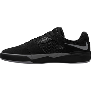 Nike NIKE SB ISHOD SKATE SHOE, BLACK/SMOKE GREY-BLACK-CITRON TINT