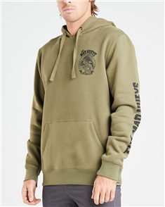 The Mad Hueys HOOK LINE & DRINKER PULLOVER, DUSTY GREEN