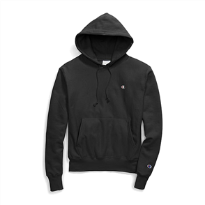 Champion REVERSE WEAVE PULLOVER HOOD, BLACK