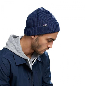 Patagonia Fishermans Rolled Beanie, New Navy