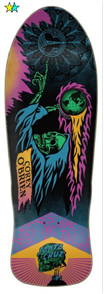 Santa Cruz Skate OBrien Reaper by Shepard Fairey Reissue Deck, 9.85in x 30in