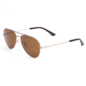 OTIS Drift  Sunglasses, Brushed Gold/ Eco Havana/ Brown