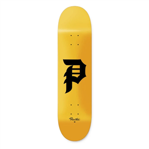 Primitive Skateboards Primitive Dirty P Core, Yellow, Size 8.38"
