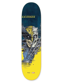 Primitive Skateboards Lemos Wolverine, Size 8.0" + Free Grip