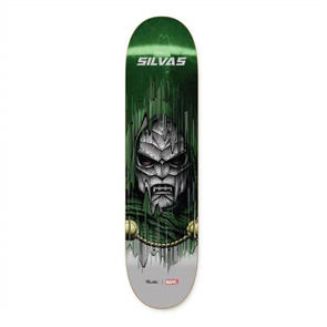 Primitive Skateboards Silvas Doctor Doom, Size 8.25 + Free Grip