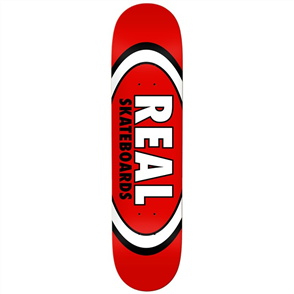 Real Classic Oval, Red, Size 8.12"