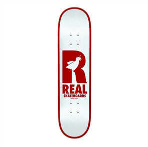 Real Renewal Doves, Silver/Red, Size 8.06"